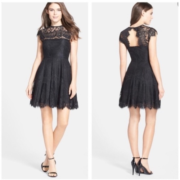 BB Dakota Dresses & Skirts - BB Dakota Black Lace Dress Size 0